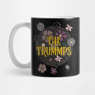 Aesthetic Trummps Proud Name Flowers Retro Styles Mug